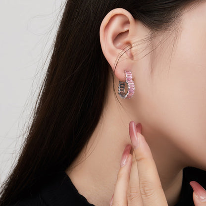 [Okajuri Jewelry]Radiant Heart Cutout Earrings