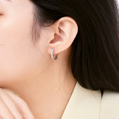 [Okajuri Jewelry]Radiant Colorful Round Cut Earrings