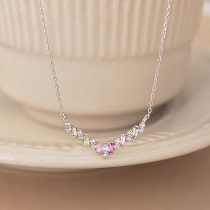[Okajuri Jewelry]Dazzling Rainbow Necklace