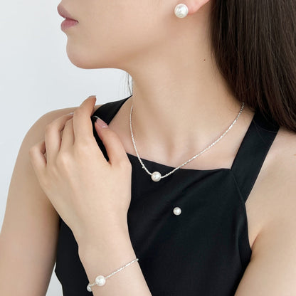 [Okajuri Jewelry]Delicate Pearl Earrings