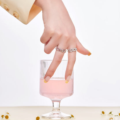 [Okajuri Jewelry]Sparkling Vibrant Emerald Cut Daily Ring