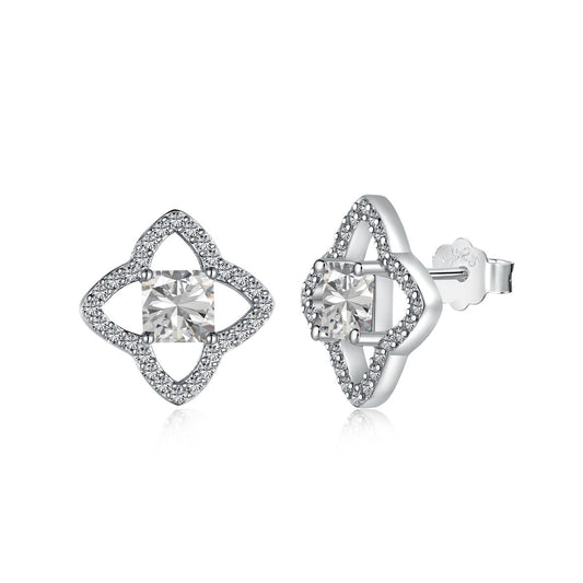 [Okajuri Jewelry]Elegant Star Shape Princess Cut Daily Earrings