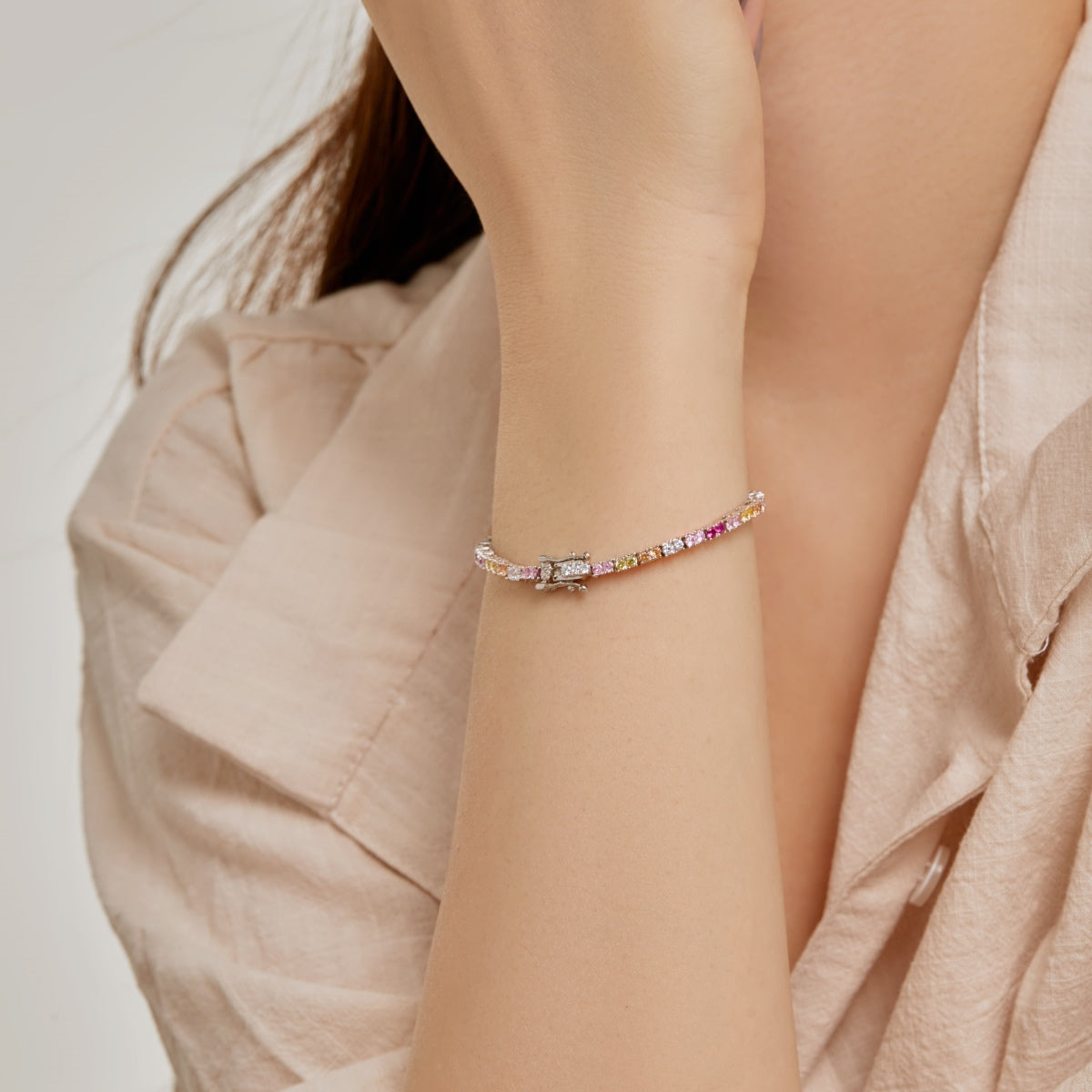 [Okajuri Jewelry]Delicate Romantic Heart Shape Lover Bracelet