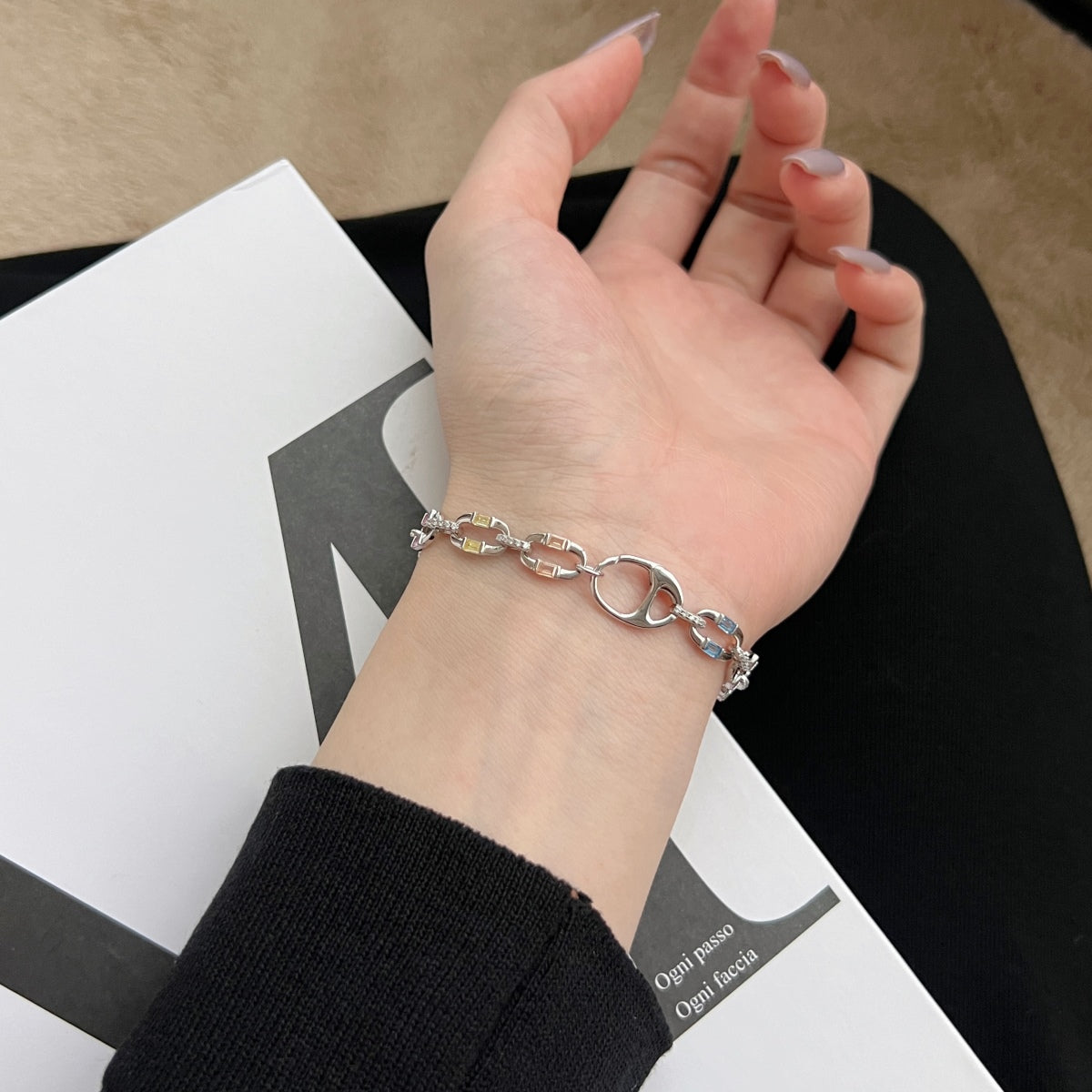 [Okajuri Jewelry]Dazzling Colorful Daily Bracelet