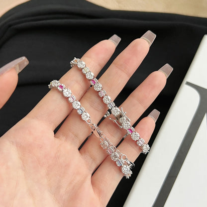 [Okajuri Jewelry]Dazzling Radiant Multi Cut Daily Bracelet
