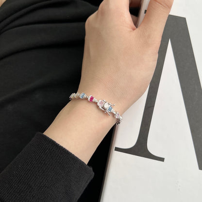 [Okajuri Jewelry]Radiant Water Drop Shape Daily Bracelet