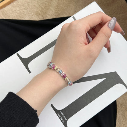 [Okajuri Jewelry]Sparkling Exquisite Multi Cut Party Bracelet