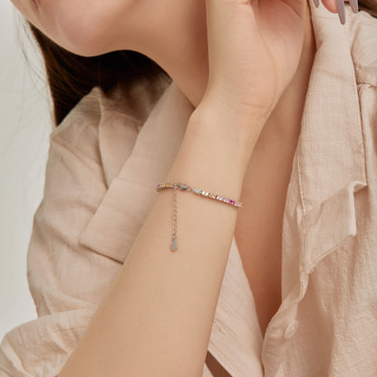 [Okajuri Jewelry]Delicate Romantic Heart Shape Lover Bracelet