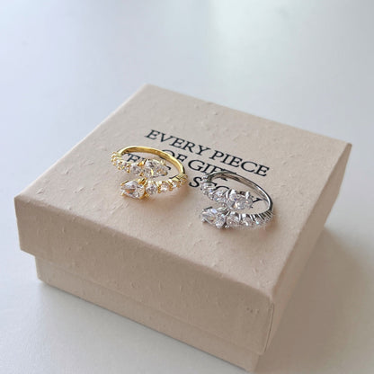 [Okajuri Jewelry]Delicate Lively Snake Shape Daily Ring