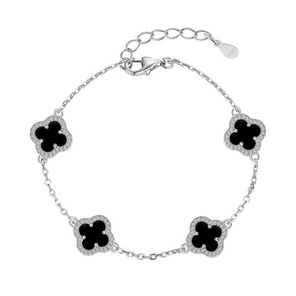 [Okajuri Jewelry]Four-Leaf Clover Exquisite Bracelet