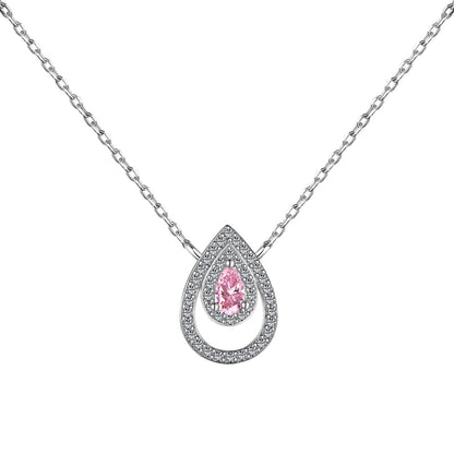 [Okajuri Jewelry]Sparkling Pear Cut Necklace