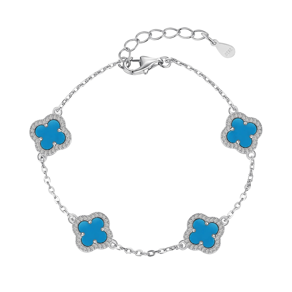 [Okajuri Jewelry]Four-Leaf Clover Exquisite Bracelet