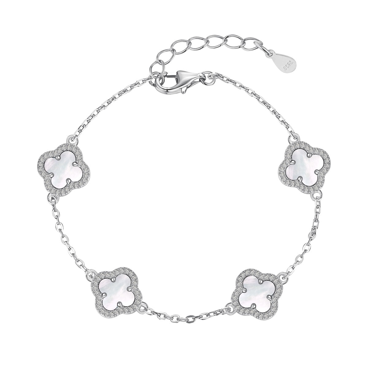 [Okajuri Jewelry]Four-Leaf Clover Exquisite Bracelet