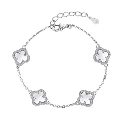 [Okajuri Jewelry]Four-Leaf Clover Exquisite Bracelet