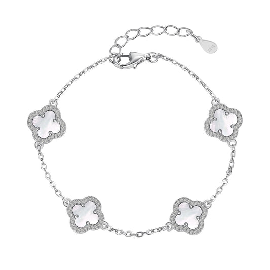 [Okajuri Jewelry]Four-Leaf Clover Exquisite Bracelet