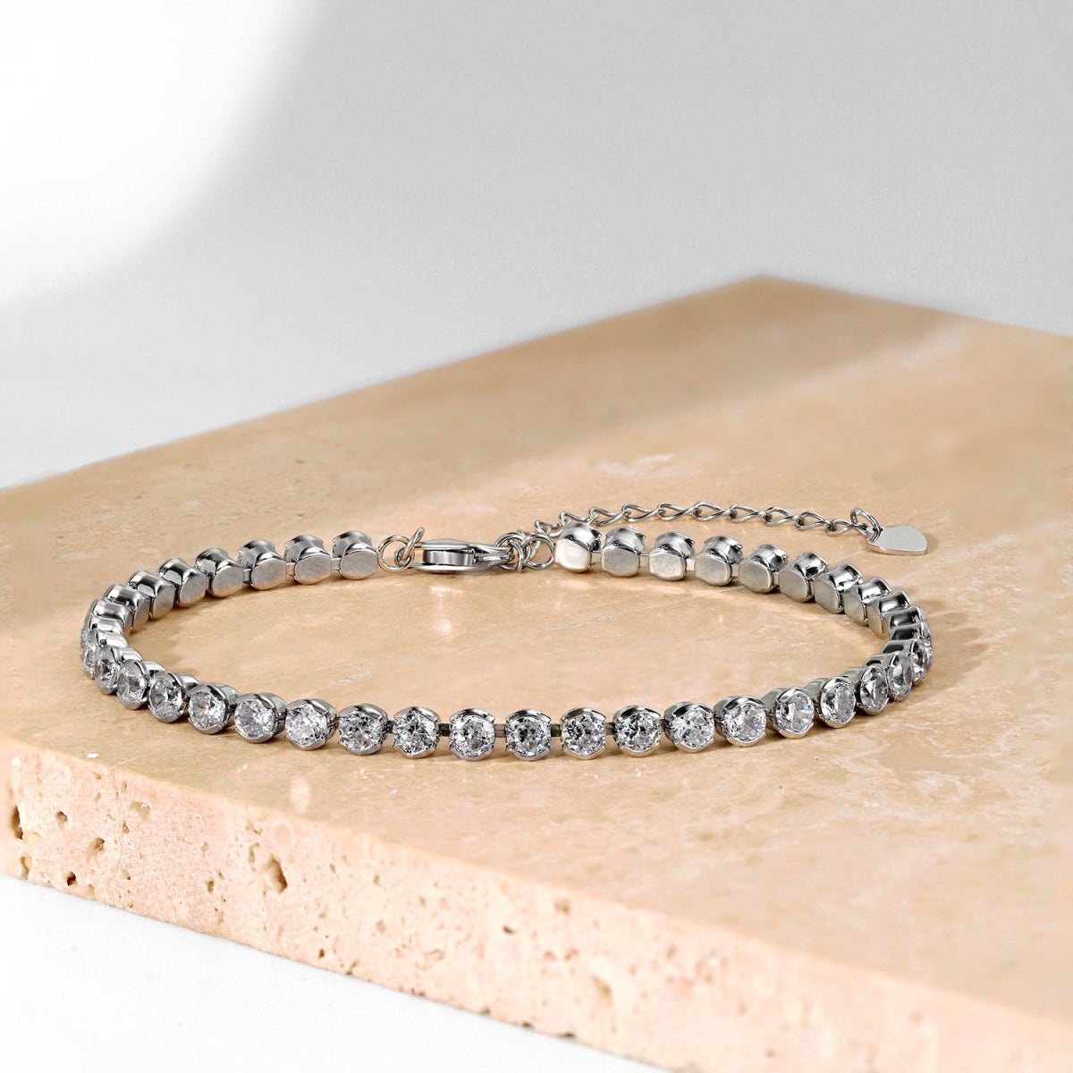 [Okajuri Jewelry]Dazzling Sparkling Round Cut Daily Bracelet