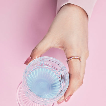 [Okajuri Jewelry]Dainty Colorful Round Cut Party Ring