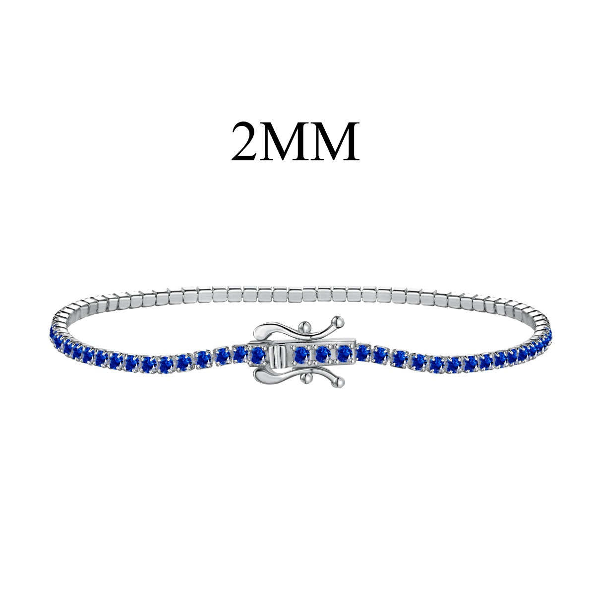 [Okajuri Jewelry]Radiant Colorful Round Cut Party Bracelet