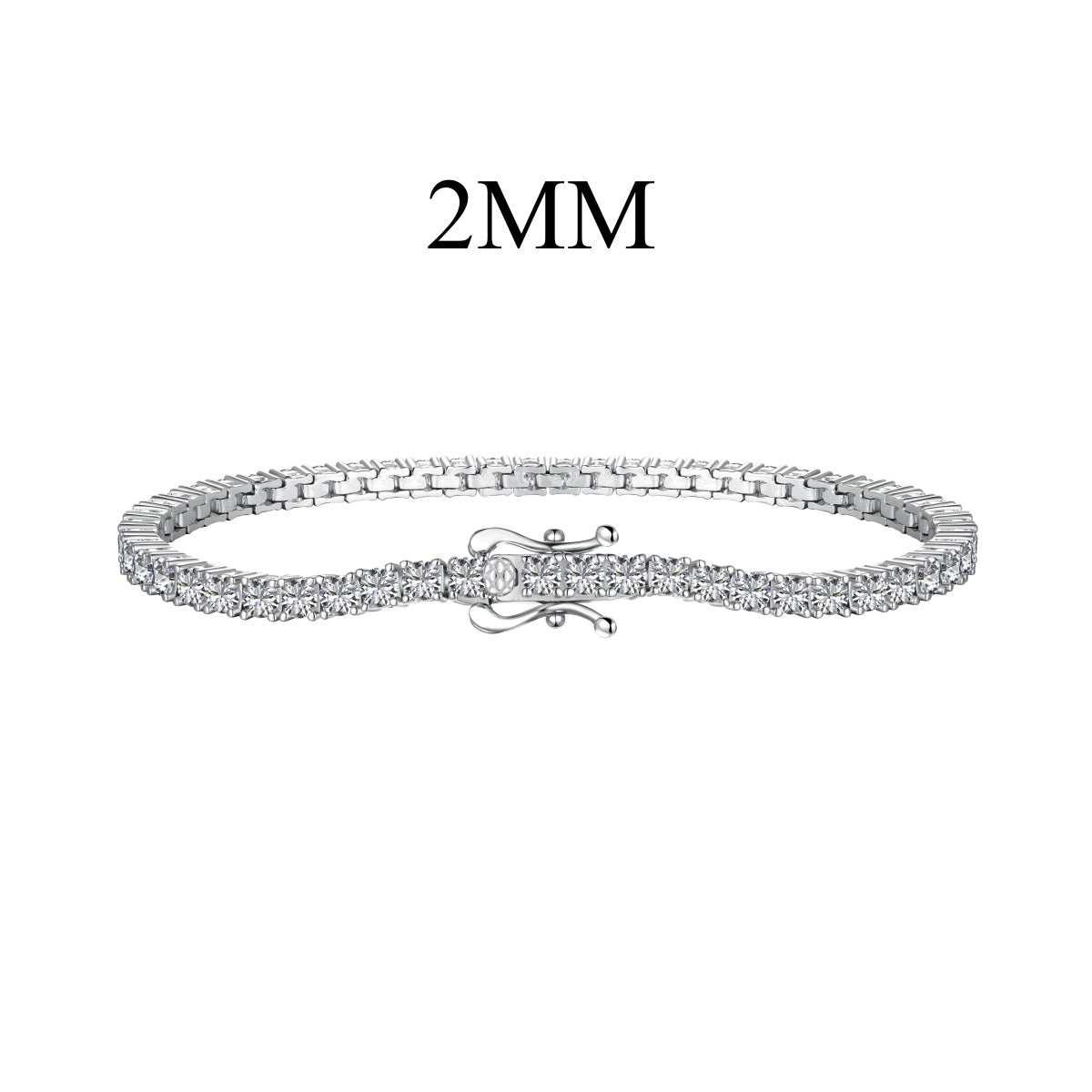 [Okajuri Jewelry]Dazzling Exquisite Round Cut Daily Bracelet