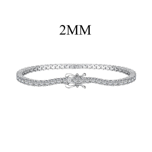 [Okajuri Jewelry]Dazzling Exquisite Round Cut Daily Bracelet