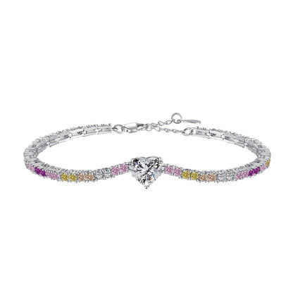 [Okajuri Jewelry]Delicate Romantic Heart Shape Lover Bracelet