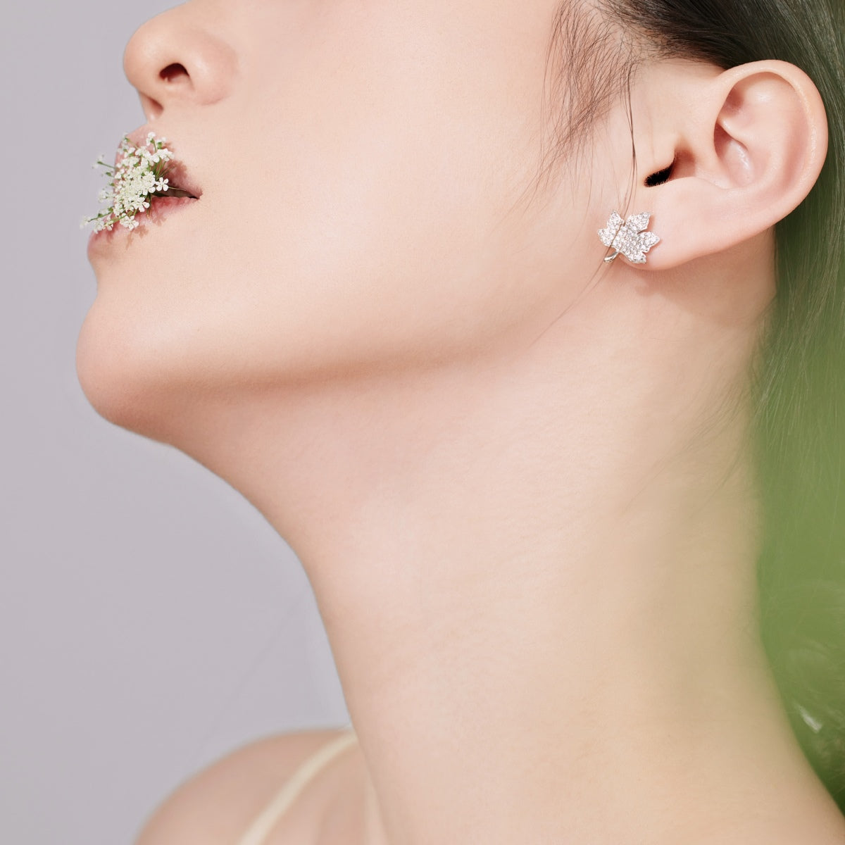[Okajuri Jewelry]Exquisite Maple Leaf Design Earrings