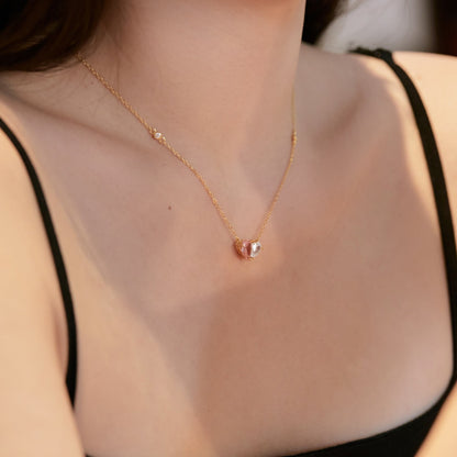 [Okajuri Jewelry]Unique Heart Shape Necklace