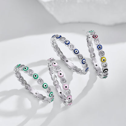 [Okajuri Jewelry]Sparkling Vibrant Round Shape Daily Ring