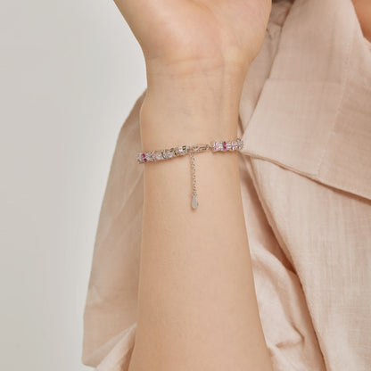 [Okajuri Jewelry]Unique Colorful Flower Shape Daily Bracelet