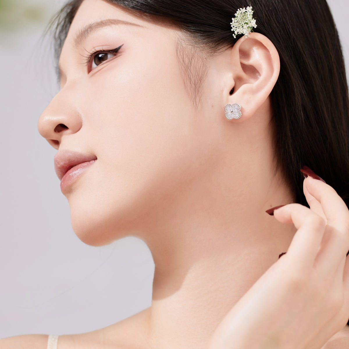 [Okajuri Jewelry]Four Leaf Clover Fashion Earrings
