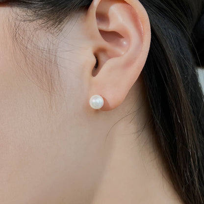 [Okajuri Jewelry]Delicate Pearl Earrings