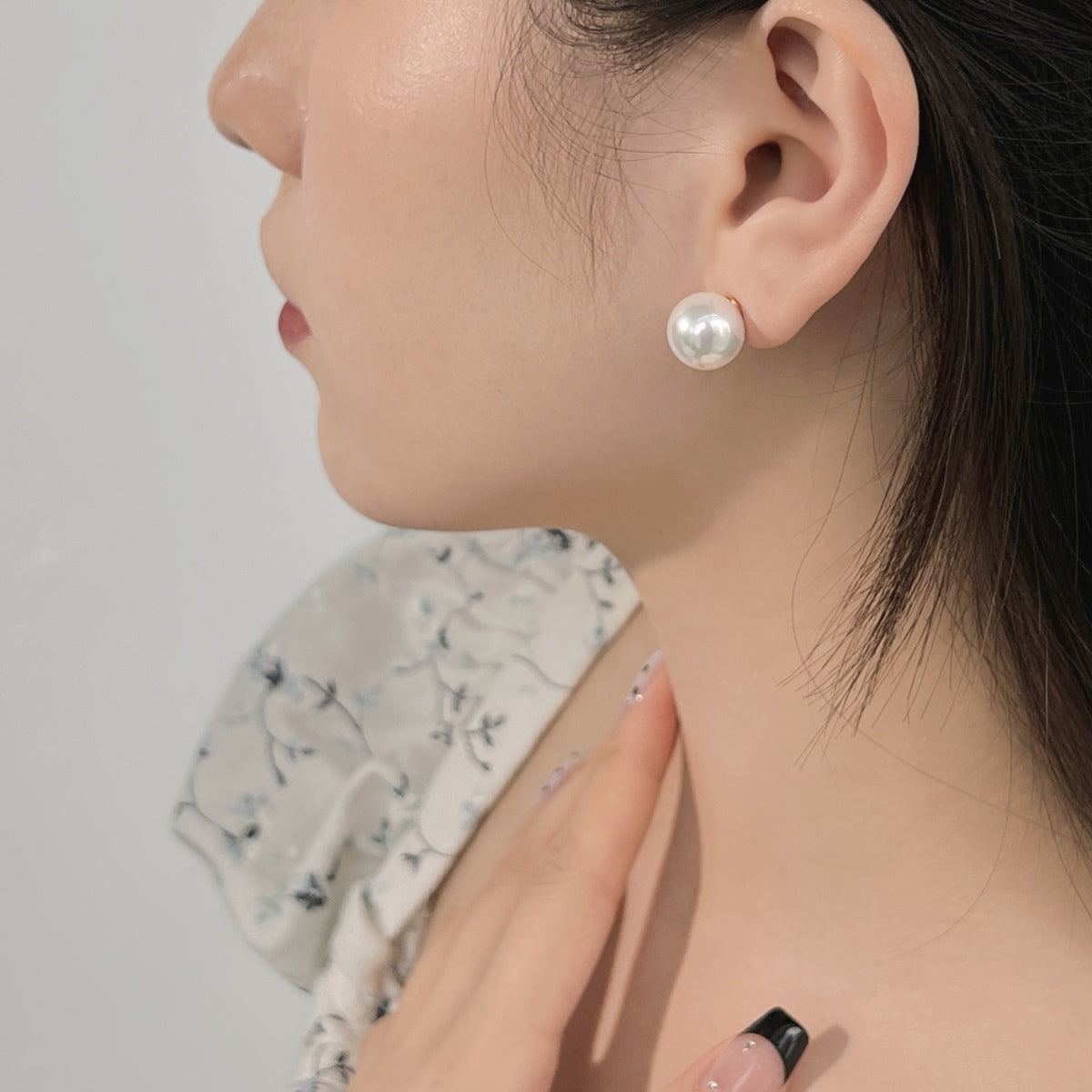 [Okajuri Jewelry]Delicate Pearl Earrings