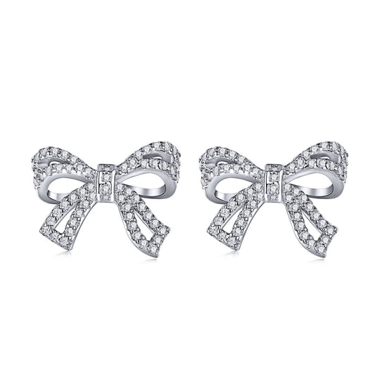 [Okajuri Jewelry]Dainty Bow Shape Earrings
