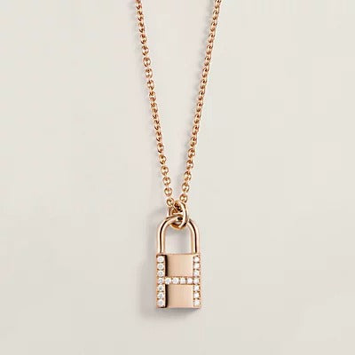 [Okajuri Jewelry]HM ADVANCED NICHE LOCK HEAD NECKLACE DIAMONDS