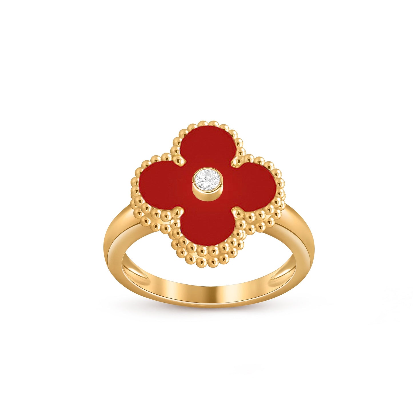 [Okajuri Jewelry] CLOVER DIAMOND RING GOLD COLLECTION