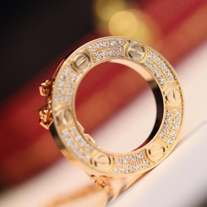 [Okajuri Jewelry]LOVE NECKLACE ADJUSTABLE ROSE GOLD