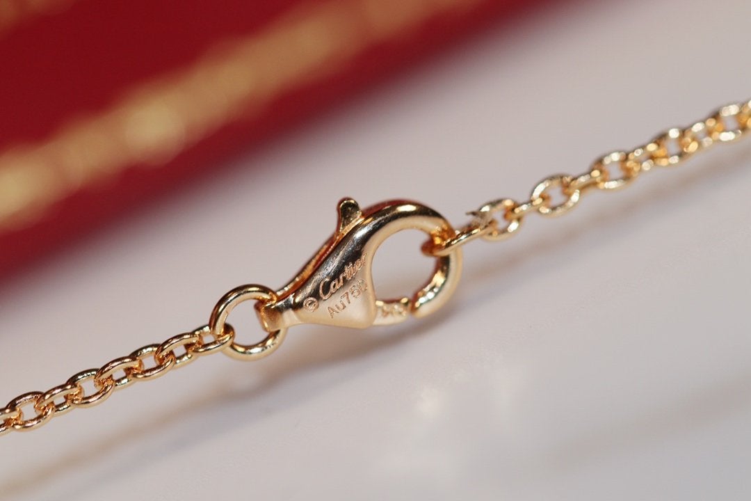 [Okajuri Jewelry]LOVE NECKLACE PINK GOLD AND SILVER