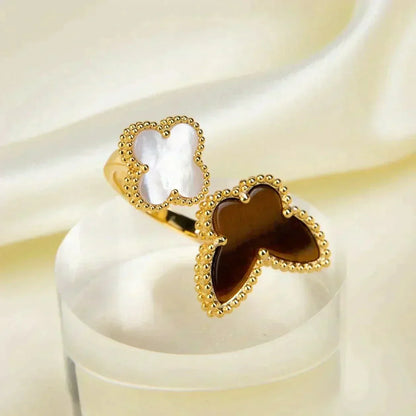 [Okajuri Jewelry]LUCKY BETWEEN THE FINGER RING