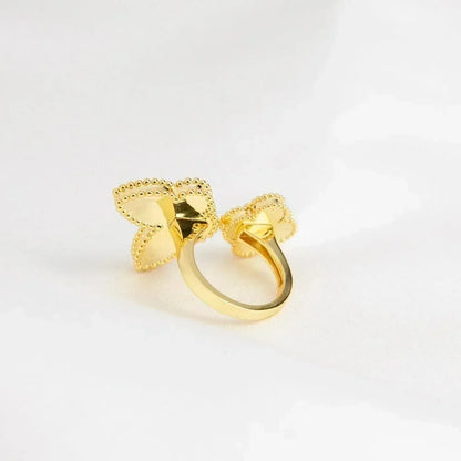[Okajuri Jewelry]LUCKY BETWEEN THE FINGER RING