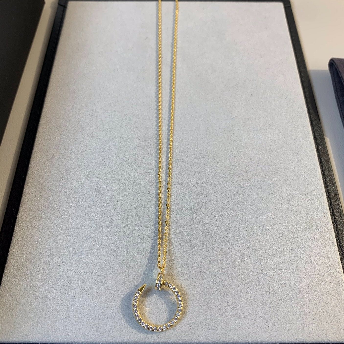 [Okajuri Jewelry]JUSTE NECKLACE GOLD DIAMONDS