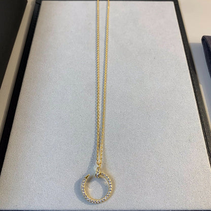 [Okajuri Jewelry]JUSTE NECKLACE GOLD DIAMONDS