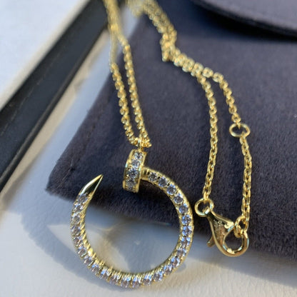 [Okajuri Jewelry]JUSTE NECKLACE GOLD DIAMONDS