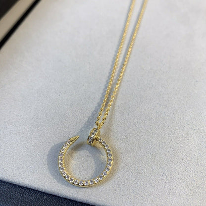 [Okajuri Jewelry]JUSTE NECKLACE GOLD DIAMONDS