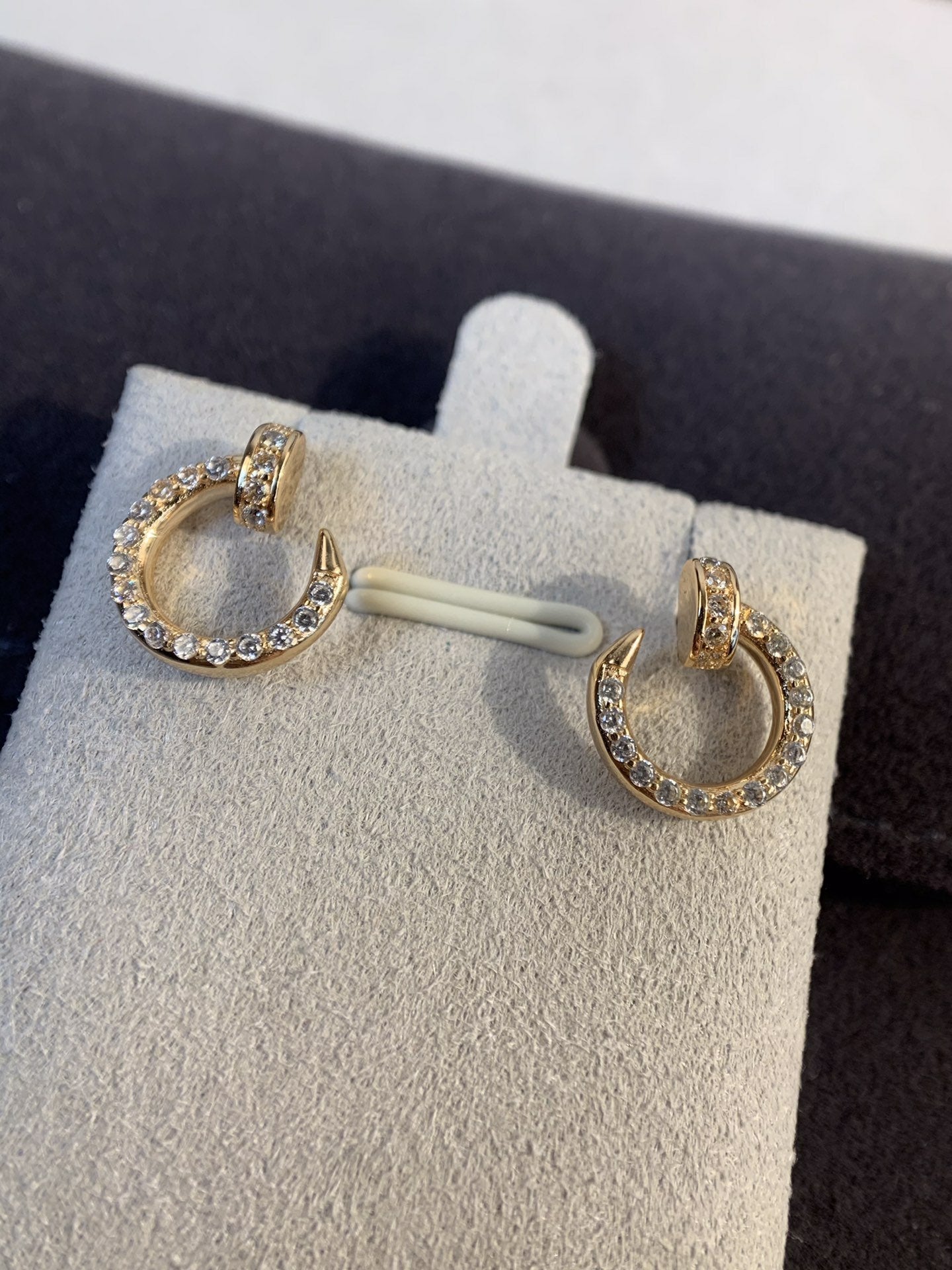 [Okajuri Jewelry]JUSTE EARRINGS GOLD DIAMONDS