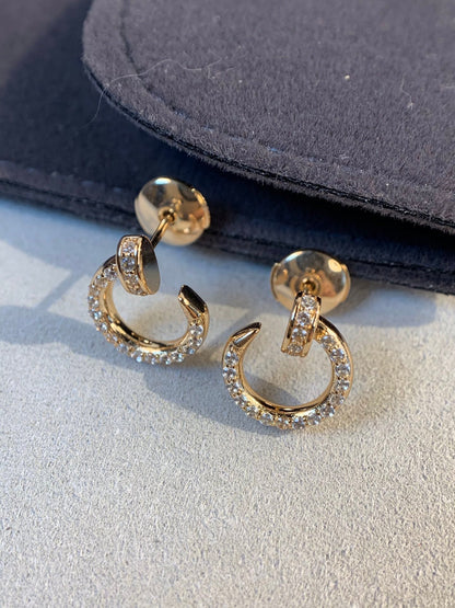 [Okajuri Jewelry]JUSTE EARRINGS GOLD DIAMONDS