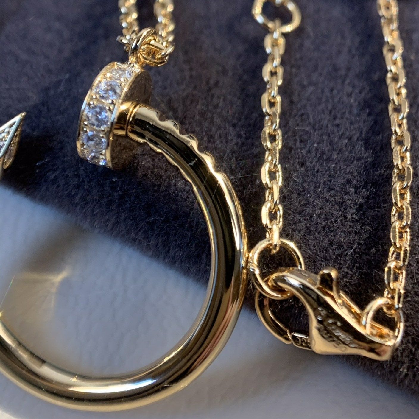 [Okajuri Jewelry]JUSTE NECKLACE PINK GOLD