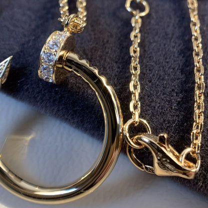 [Okajuri Jewelry]JUSTE NECKLACE PINK GOLD