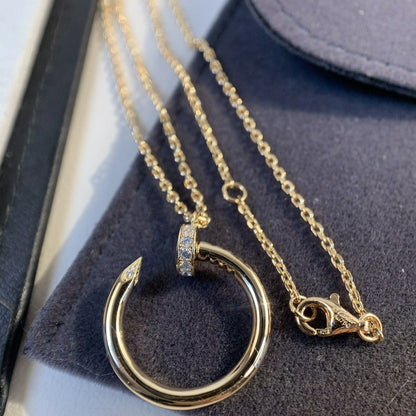 [Okajuri Jewelry]JUSTE NECKLACE PINK GOLD