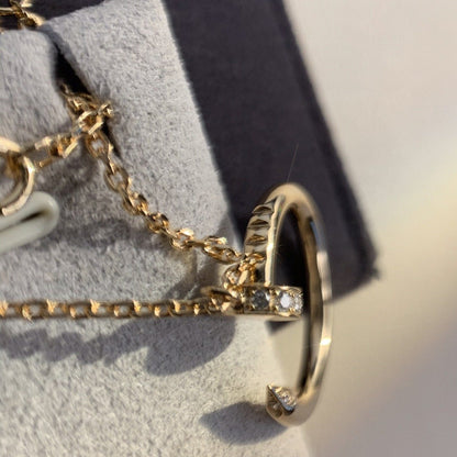 [Okajuri Jewelry]JUSTE NECKLACE PINK GOLD