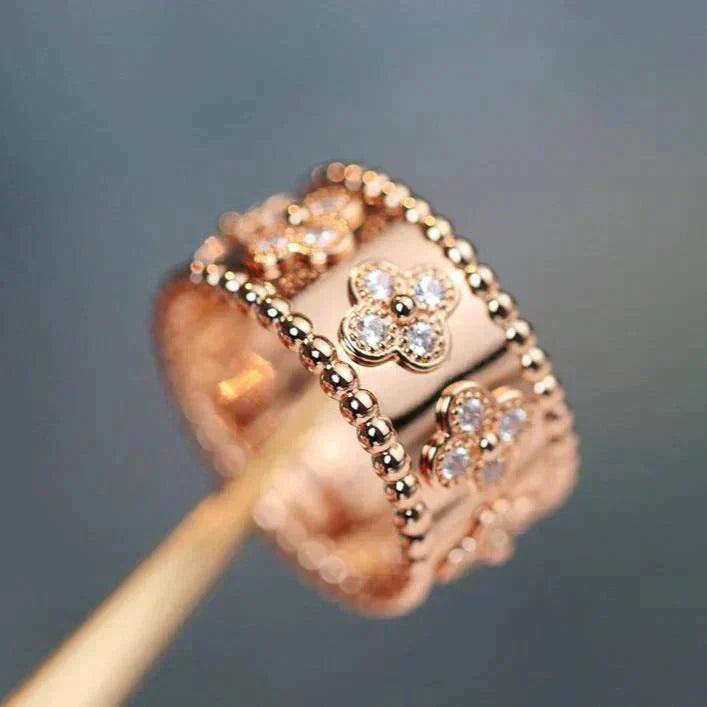 [Okajuri Jewelry]CLOVER KALEIDOSCOPE RING 10MM